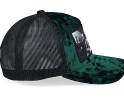 Mob Boss Velvet Green/Black A-frame Trucker - Calza Pennello