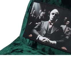 Mob Boss Velvet Green/Black A-frame Trucker - Calza Pennello