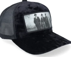 Mob Gang Patch Velvet Black A-Frame Trucker - Calza Pennello