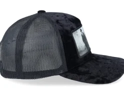 Mob Gang Patch Velvet Black A-Frame Trucker - Calza Pennello