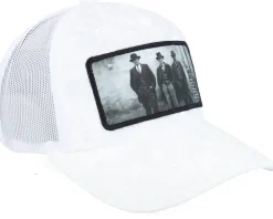 Mob Gang Patch Velvet White A-Frame Trucker - Calza Pennello