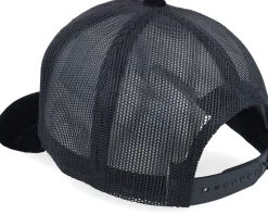 Modern Muscle Car Miami Vibes Patch Velvet Black A-Frame Trucker - Iconic