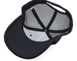 Modern Muscle Car Miami Vibes Patch Velvet Black A-Frame Trucker - Iconic