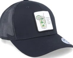 Mojito Drink Patch Black Trucker - Iconic