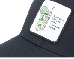 Mojito Drink Patch Black Trucker - Iconic