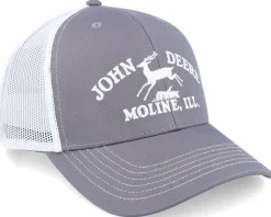 Moline 112 Cap Grey/White Trucker - John Deere
