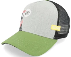 Mona Grey/Black/Green Trucker - Coastal
