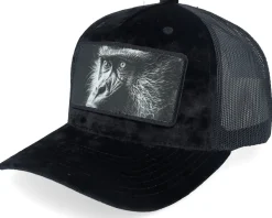 Monkey Big Patch Velvet Navy Trucker - Calza Pennello