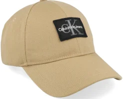 Mono Logo Patch Cap Warm Travertine Adjustable - Calvin Klein