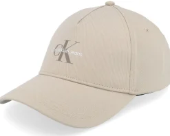Monologo Print Cap Warm Savannah Tan Adjustable - Calvin Klein