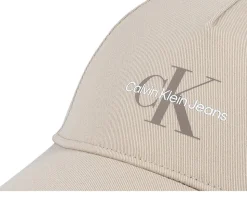 Monologo Print Cap Warm Savannah Tan Adjustable - Calvin Klein