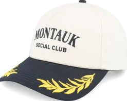 Montauk Club Captain Ivory/Black A-Frame Adjustable - American Needle