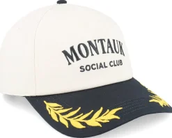 Montauk Club Captain Ivory/Black A-Frame Adjustable - American Needle