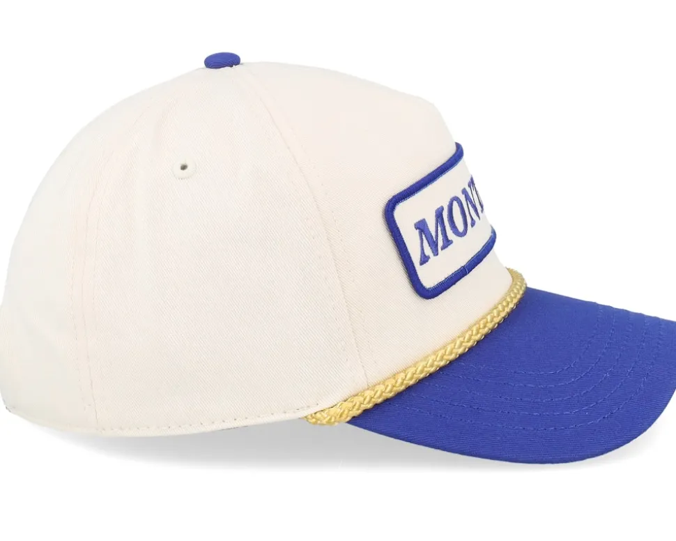 Montauk Roscoe Mesh Ivory/Royal A-Frame Adjustable - American Needle