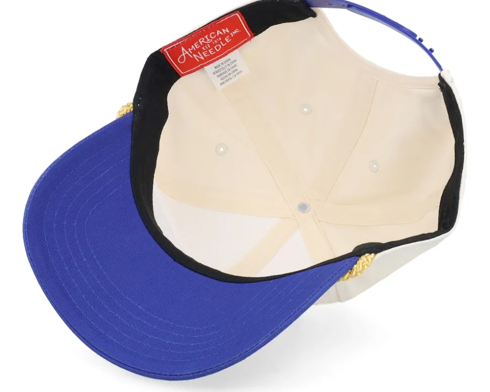 Montauk Roscoe Mesh Ivory/Royal A-Frame Adjustable - American Needle