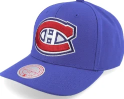 Montreal Canadiens Team Ground 2.0 Pro Blue Adjustable - Mitchell & Ness