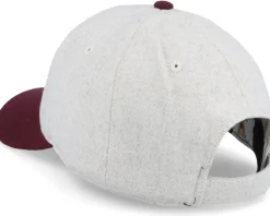 Montreal Maroons NHL Archive L Heather Grey/Maroon Dad Cap - American Needle