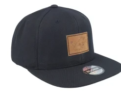 Moomin Engraved Patch Black Snapback - Moomin