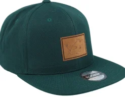 Moomin Engraved Patch Green Snapback - Moomin
