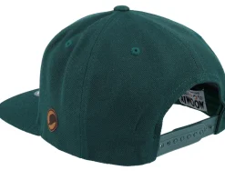 Moomin Engraved Patch Green Snapback - Moomin