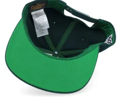 Moomin Engraved Patch Green Snapback - Moomin