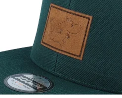 Moomin Engraved Patch Green Snapback - Moomin