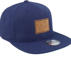 Moomin Engraved Patch Navy Snapback - Moomin