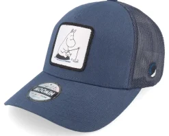 Moomin Fishing Navy Trucker - Moomin