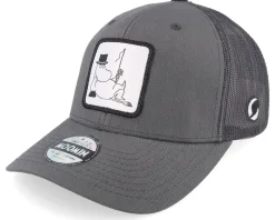 Moomin Pappa Fishing Grey Trucker - Moomin