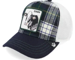 Moon Cow Luxury Moon Navy A-Frame Trucker - Goorin Bros.
