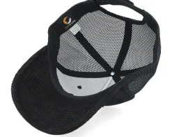 Moose Coffee Cord Black A-frame Trucker - Hunter