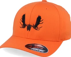 Moose Skull Orange Flexfit - Hunter