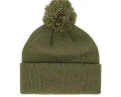 Moss Green Pom Blank Beanie - Beechfield