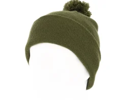 Moss Green Pom Blank Beanie - Beechfield