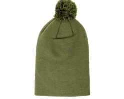 Moss Green Pom Blank Beanie - Beechfield