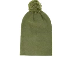 Moss Green Pom Blank Beanie - Beechfield