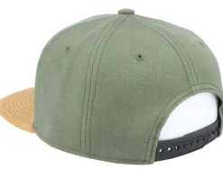 Mother Nature Patch Suede Olive Snapback - Iconic