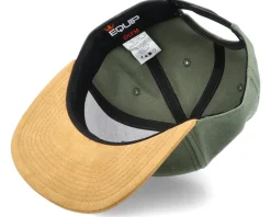 Mother Nature Patch Suede Olive Snapback - Iconic