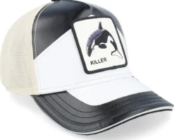 Moto Killer Moto Lamba Black/White A-Frame Trucker - Goorin Bros.