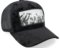 Motorsport Victory Celebration Velvet Black A-Frame Trucker - Calza Pennello
