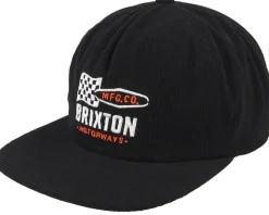 Motorways Black Corduroy Snapback - Brixton
