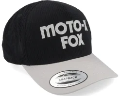 Moto-x Corduroy Hat Black/Grey A-Frame - Fox