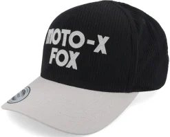 Moto-x Corduroy Hat Black/Grey A-Frame - Fox