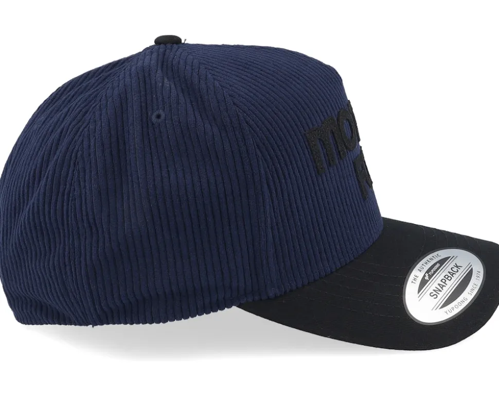Moto-x Corduroy Hat Midnight A-Frame Adjustable - Fox