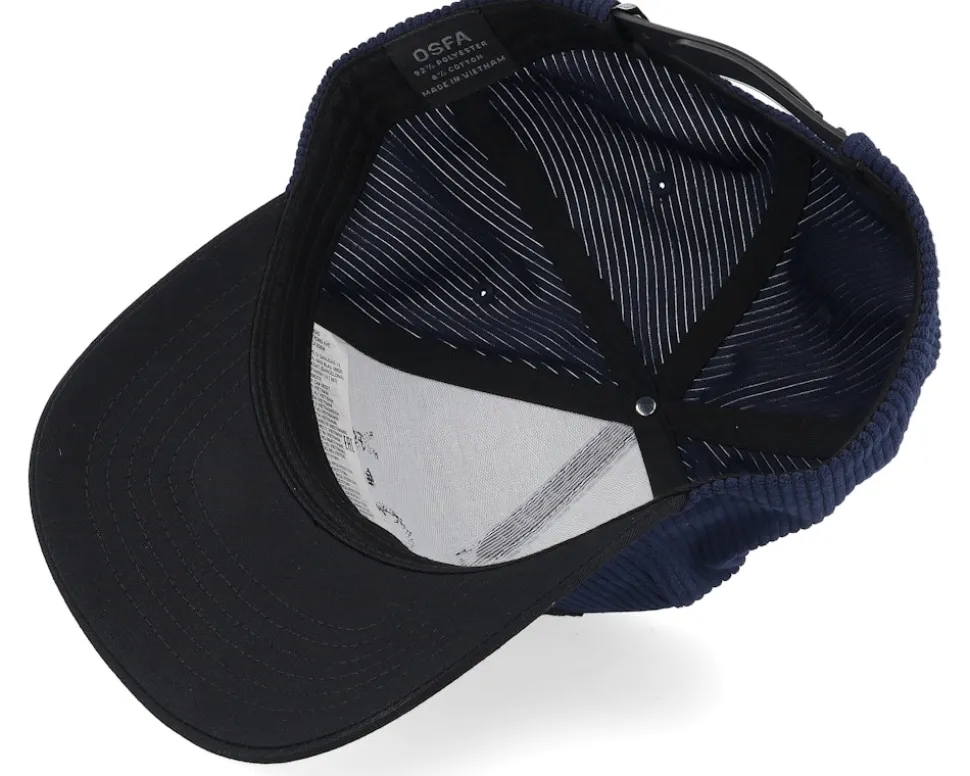 Moto-x Corduroy Hat Midnight A-Frame Adjustable - Fox