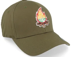 Mountain Camp Fire Olive Flexfit - Wild Spirit