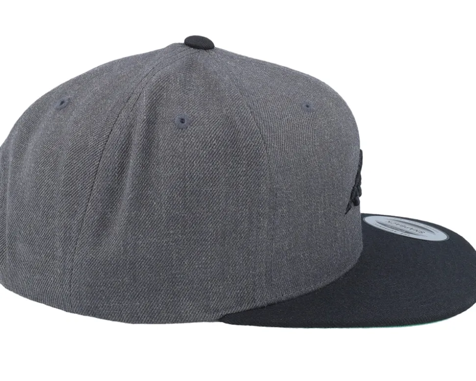 Mountain 3d Black/Charcoal Grey/Black Snapback - Wild Spirit
