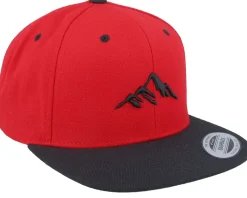 Mountain 3d Black/Red/Black Snapback - Wild Spirit