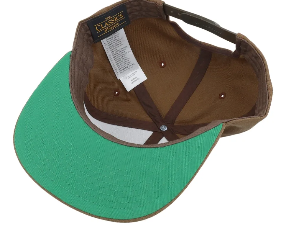 Mountain 3d Black/Tan Brown Snapback - Wild Spirit