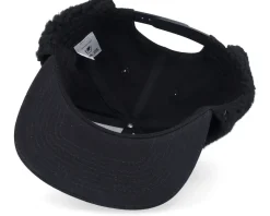Mountain 3d Canvas Flatbrim Black/Black Earflap - Wild Spirit